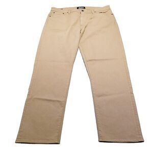 Revtown Automatic Jeans Men's Size 40x32 Khaki Beige Stretch Denim (41x32.5)